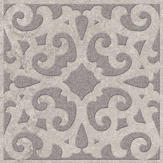 Petra Arabesco Ang. Argento/Silver Grey | Ceramic tiles | EMILGROUP