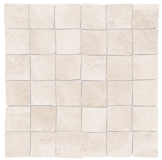 Petra Mosaico Petra 5x5 White | Ceramic mosaics | EMILGROUP