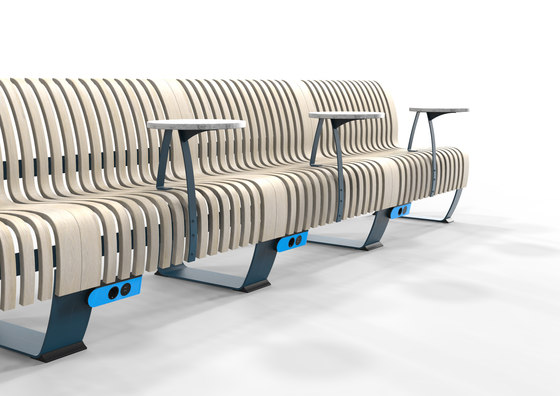 Nova C Leg Charger | Schuko sockets | Green Furniture Concept