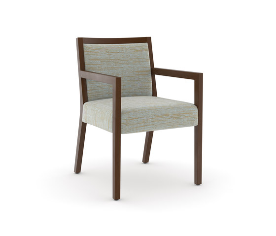 Edge Side Chair, Open Arm / Closed Back | Sillas | Trinity Furniture