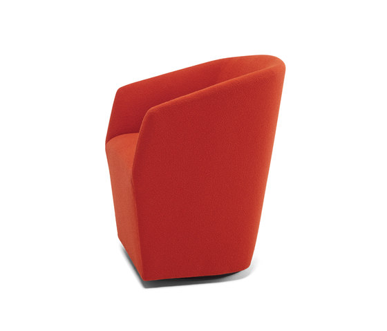 Swerve Lounge Chair / Self-Return 360˚ Swivel Base | Poltrone | Trinity Furniture
