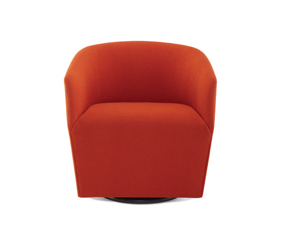 Swerve Lounge Chair / Self-Return 360˚ Swivel Base | Poltrone | Trinity Furniture