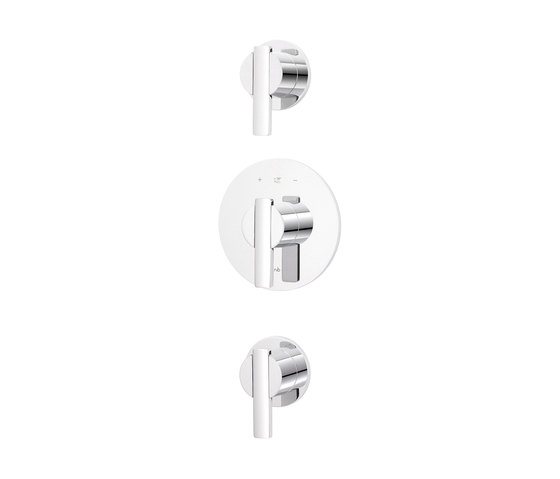 Line | Concealed shower thermostat with 2 valves | Shower controls | rvb