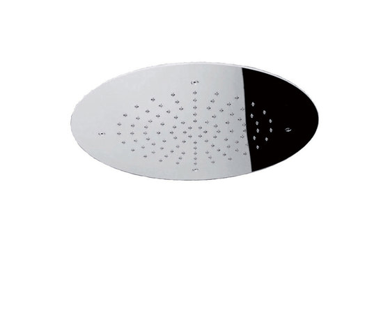Contemporary | Tête de douche jet de pluie à encastrer, ronde Ø 300mm, 400mm ou 500mm | Robinetterie de douche | rvb