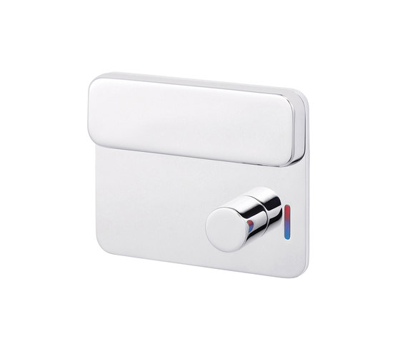 Slide | Wall-mounted thermostatic control panel | Grifería para duchas | rvb