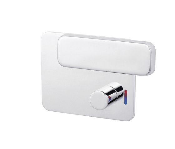 Slide | Wall-mounted thermostatic control panel | Shower controls | rvb