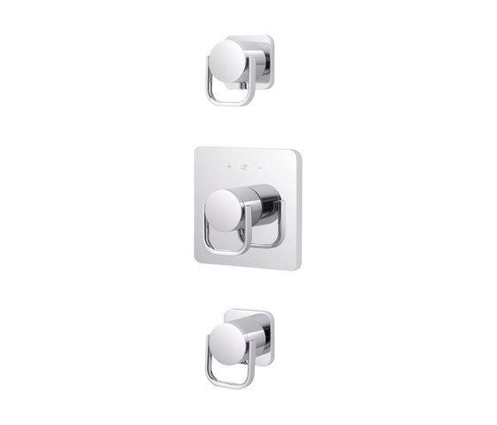 Polo Club | Concealed shower thermostat with 2 valves | Grifería para duchas | rvb
