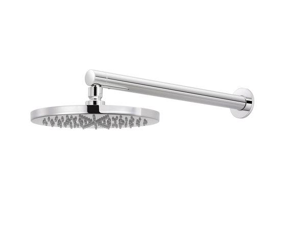 Contemporary | Round headshower Ø 200mm, with arm | Shower controls | rvb