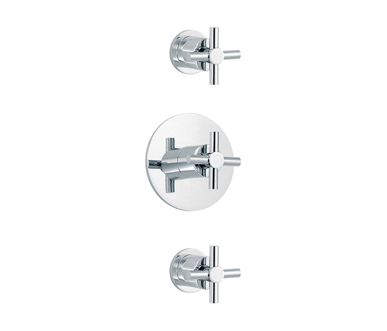 Sully | Concealed shower thermostat with 2 valves | Shower controls | rvb