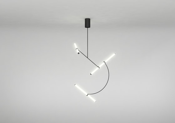 Object No 4 | black finish | Pendelleuchten | Naama Hofman Light Objects