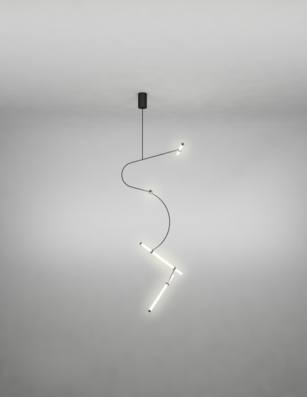 Object No 7 | black finish | Pendelleuchten | Naama Hofman Light Objects