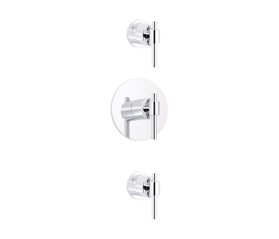 Dynamic | Concealed shower thermostat with 2 valves | Grifería para duchas | rvb