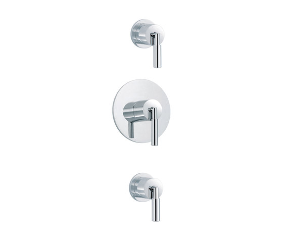 Cliff | Concealed shower thermostat with 2 valves | Grifería para duchas | rvb