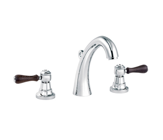 1935 Wood | 3-hole sink mixer, with waste | Grifería para lavabos | rvb