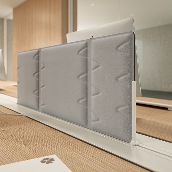 Acoustic desktop screen | Table accessories | Quadrifoglio Group