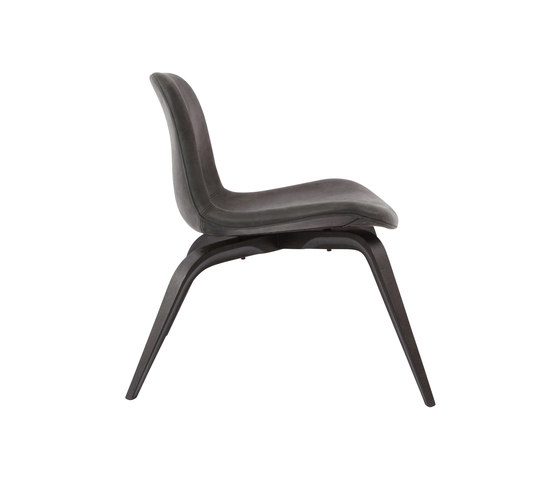 Goose Lounge Chair, Black / Vintage Leather Anthracite 21003 | Sillones | NORR11