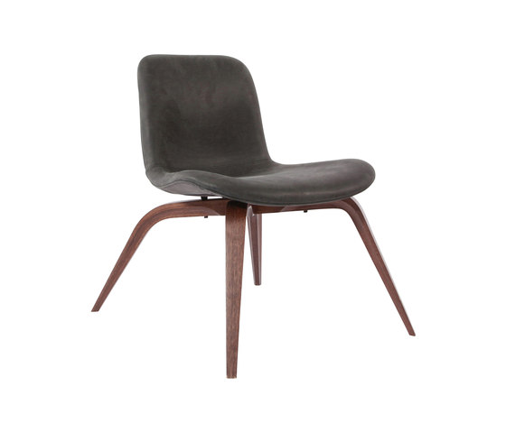 Goose Lounge Chair, Dark Stained / Vintage Leather Anthracite 21003 | Fauteuils | NORR11