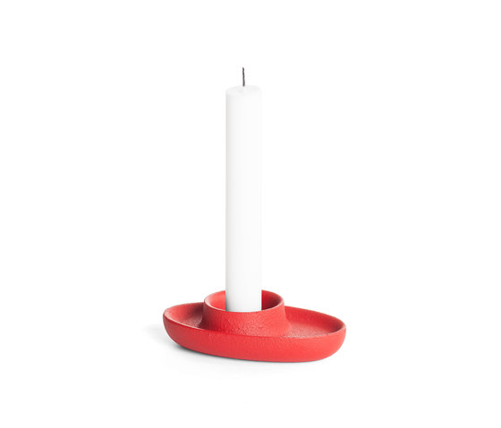 Aye Aye! Candle holder, Achtung red | Candlesticks / Candleholder | EMKO PLACE