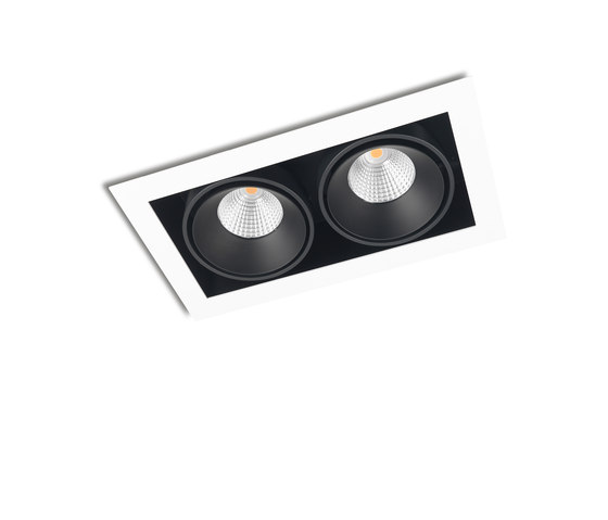 FRAME DOUBLE 2X CONE COB LED | Recessed ceiling lights | Orbit