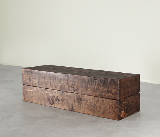 Sugar Pine Cube Bench | Bancs | Pfeifer Studio