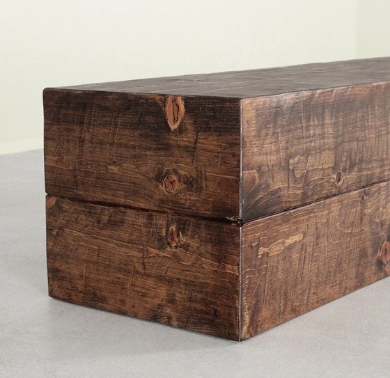 Sugar Pine Cube Bench | Benches | Pfeifer Studio