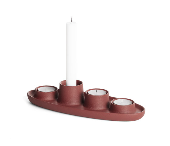 Aye Aye! Candle holder, Open the wine red | Candelabros | EMKO PLACE