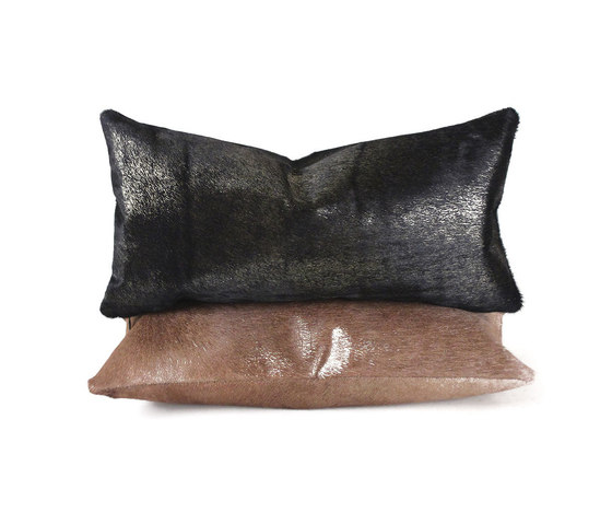 Vail Metallic Hide Pillow | Coussins | Pfeifer Studio