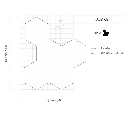 PentaCork | Chevalets de conférence / tableaux | Valence Design