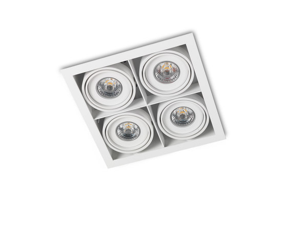 PICCOLO FRAME SQUARE 4X COB LED | Recessed ceiling lights | Orbit