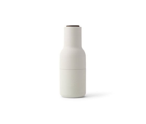 Bottle Grinder | Ash/Carbon  2-pack w. Walnut Lid | Salt & pepper shakers | Audo Copenhagen