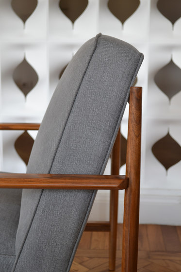Gaia mixed linen and cotton armchair | Armchairs | mg12