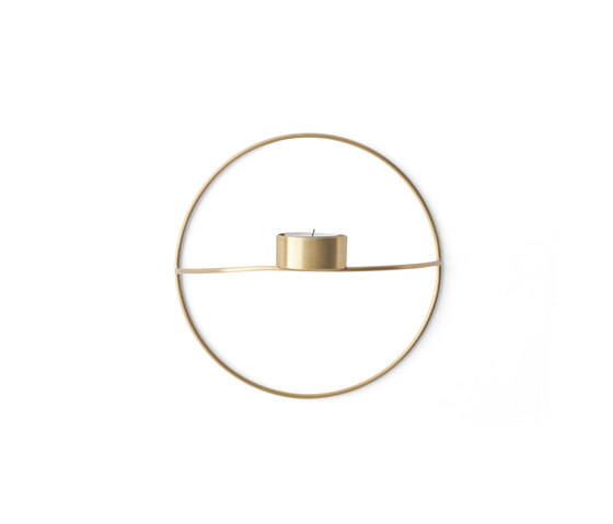 POV Circle Tealight Holder | S Brass | Kerzenständer / Kerzenhalter | Audo Copenhagen