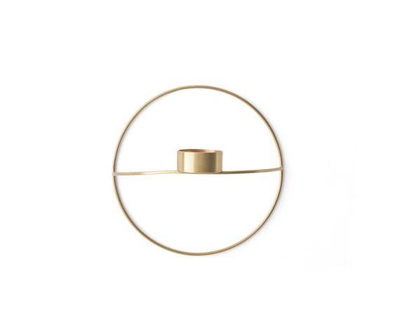 POV Circle Tealight Holder | S Brass | Candelabros | Audo Copenhagen