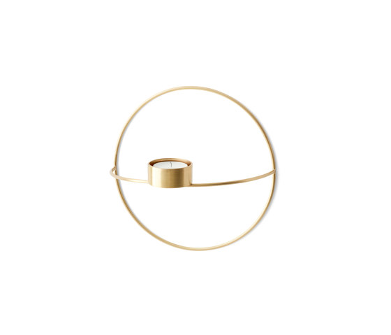 POV Circle Tealight Holder | S Brass | Candlesticks / Candleholder | Audo Copenhagen