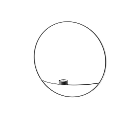 POV Circle Tealight Holder | L Black | Candlesticks / Candleholder | Audo Copenhagen