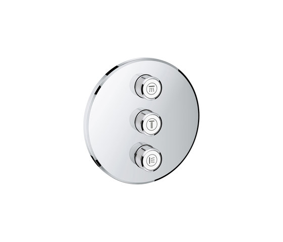 Grohtherm SmartControl Placa con triple llave de paso | Grifería para duchas | GROHE