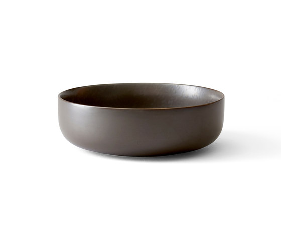 New Norm Bowl | Ø25 cm Dark Glazed | Vaisselle | Audo Copenhagen