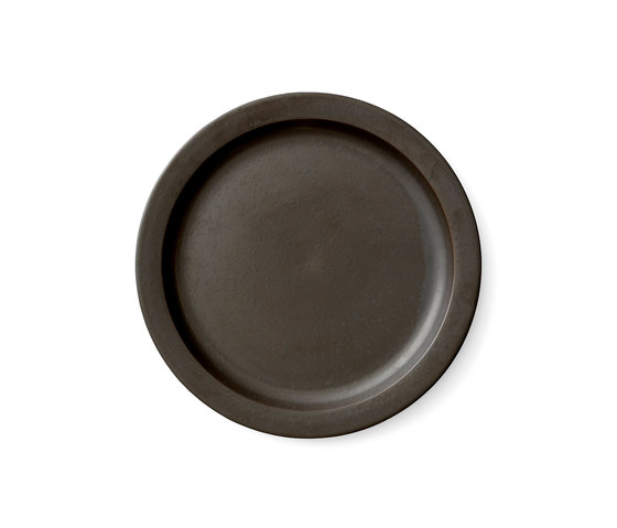 New Norm Plate/Dish | Ø27 cm Dark Glazed | Geschirr | Audo Copenhagen