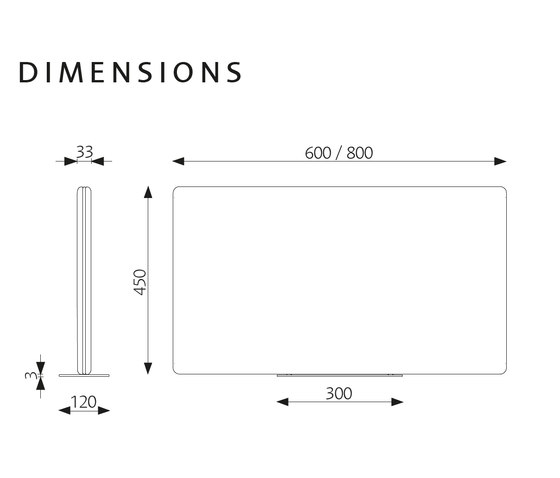 Limbus Soft freestanding desk screen | Tisch-Zubehör | Glimakra of Sweden AB