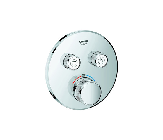 Grohtherm SmartControl Thermostat for concealed installation with 2 valves | Grifería para duchas | GROHE