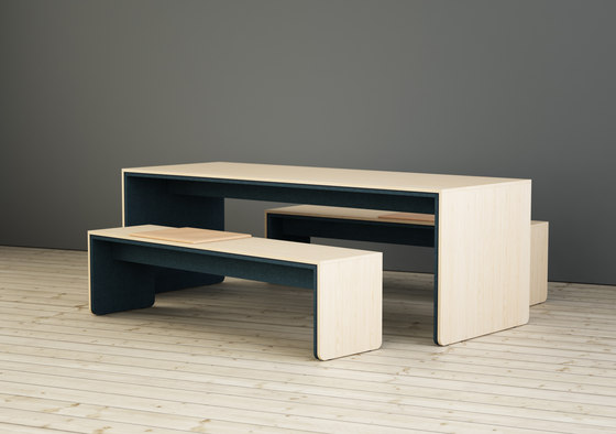 Campus Table & Benches | Benches | Glimakra of Sweden AB