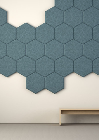 Quingenti Hexagon | Sistemi assorbimento acustico parete | Glimakra of Sweden AB