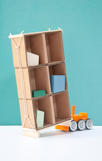 Out of the box carton cabinet | Shelving | Tuttobene