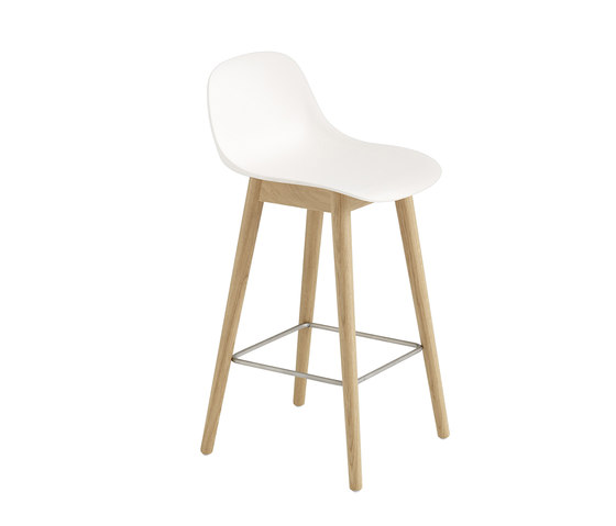 Fiber Counter Stool | Wood Base | Bar stools | Muuto