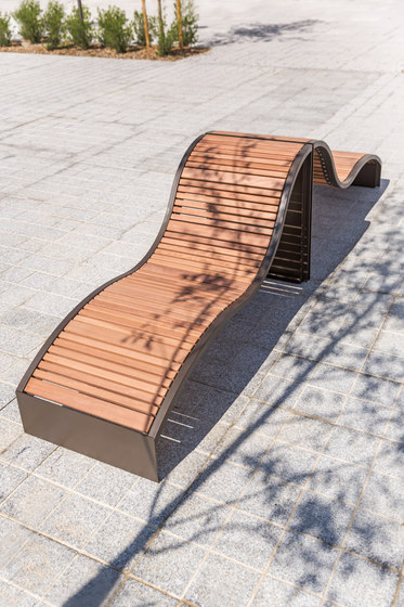 Soha wooden transat | Benches | Concept Urbain