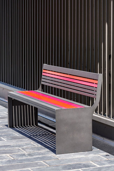 Soha metal bench | Sitzbänke | Concept Urbain