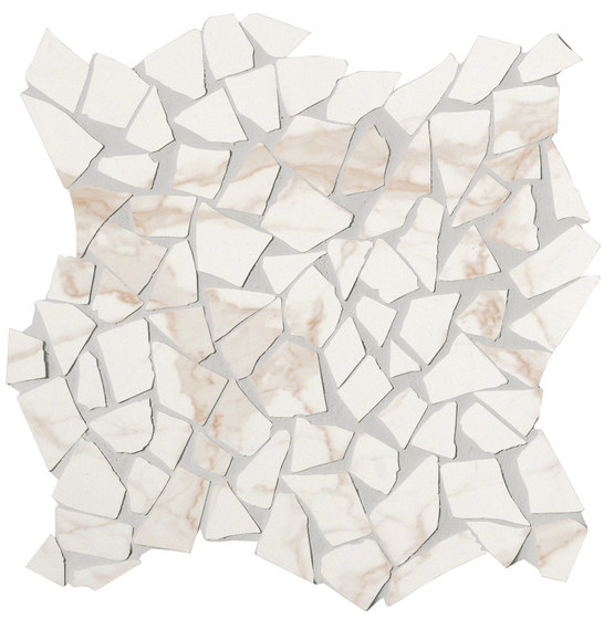 Roma Diamond Calacatta Schegge Macromosaico | Ceramic tiles | Fap Ceramiche