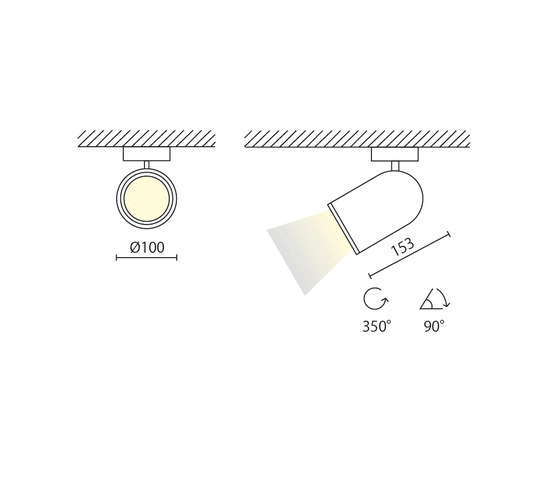Arco 230V | Lampade plafoniere | Aqlus