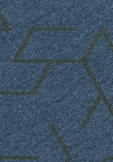 Flotex Planks | Triad blue | Carpet tiles | Forbo Flooring