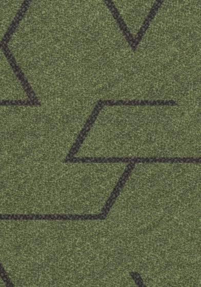 Flotex Planks | Triad green | Carpet tiles | Forbo Flooring